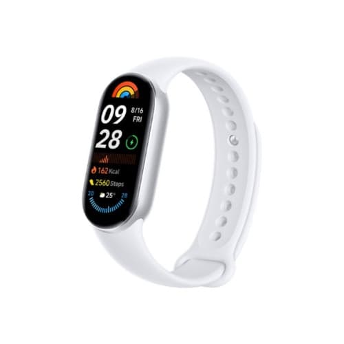 Xiaomi Smart Band 9 aktivitetspårare med rem - glaciärsilver