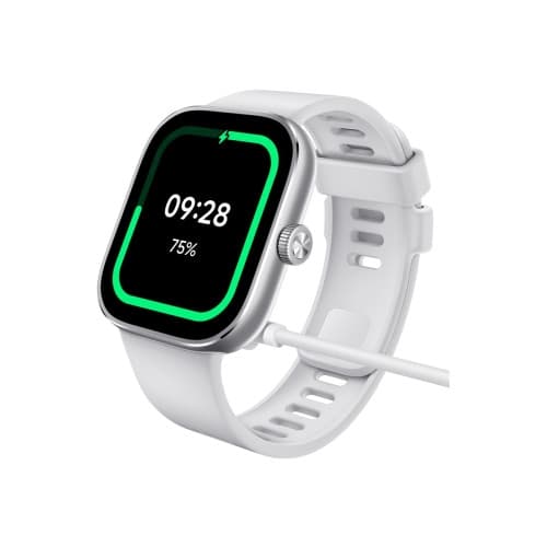 Xiaomi Redmi Watch 4 smart klocka med rem - vit - silvergrå