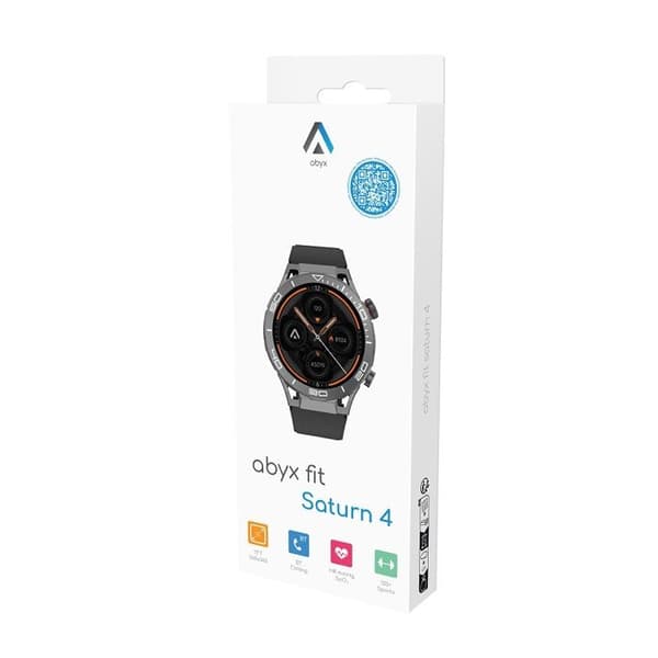 Smartwatch - Abyx - Fit Saturn 4 - 120 Sportmodi - IP67 Vattentålig - Batteritid 40 dagar