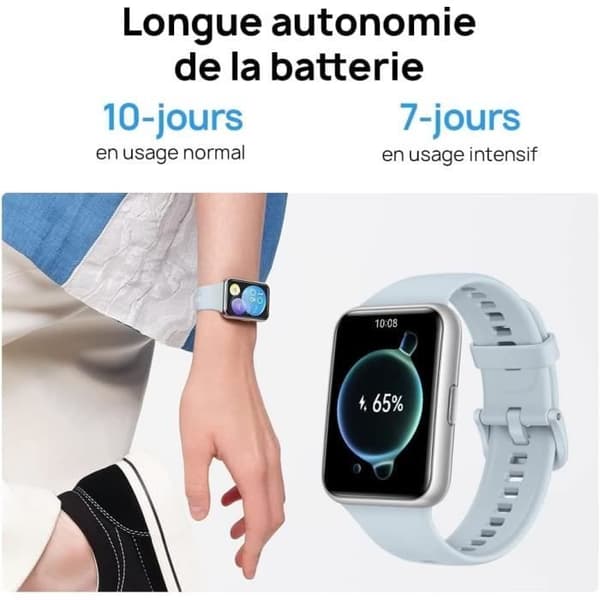 HUAWEI Watch FIT 2 SmartWATCH, 1,74" FullView-skärm, Bluetooth-samtal, hälsostyrning, lång batteritid, träning