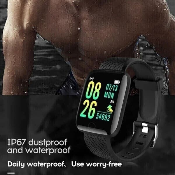 Smart Watch Men Women Fitness Tracker Blood Pressure Heart Rate Sport Watches