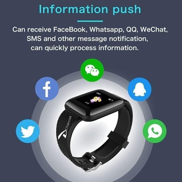 Smart Watch Men Women Fitness Tracker Blood Pressure Heart Rate Sport Watches