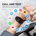 Miniatyrbild 3 av 10: Alexa Smart Watch Calls Bluetooth Heart Rate Blood Pressure iPhone Samsung