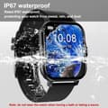 Miniatyrbild 8 av 10: Alexa Smart Watch Calls Bluetooth Heart Rate Blood Pressure iPhone Samsung