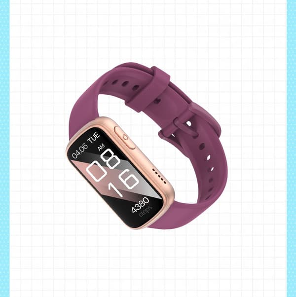 INF Smartwatch med EKG, Puls- & Blodtrycksmätare, Sömnmonitor, Stegräknare Champagne
