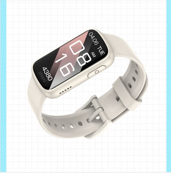 INF Smartwatch med EKG, pulsmätare, blodtrycksmätare, sömnmonitor, stegräknare Beige