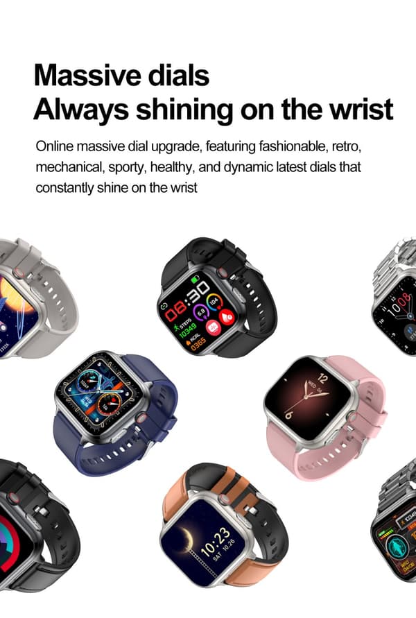 INF Smartwatch TK17 med pulsmätare och aktivitetsmätare