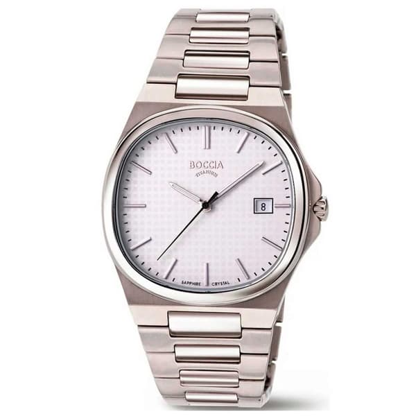 Mens Watch Boccia 3657-01, Quartz, 39mm, 5ATM
