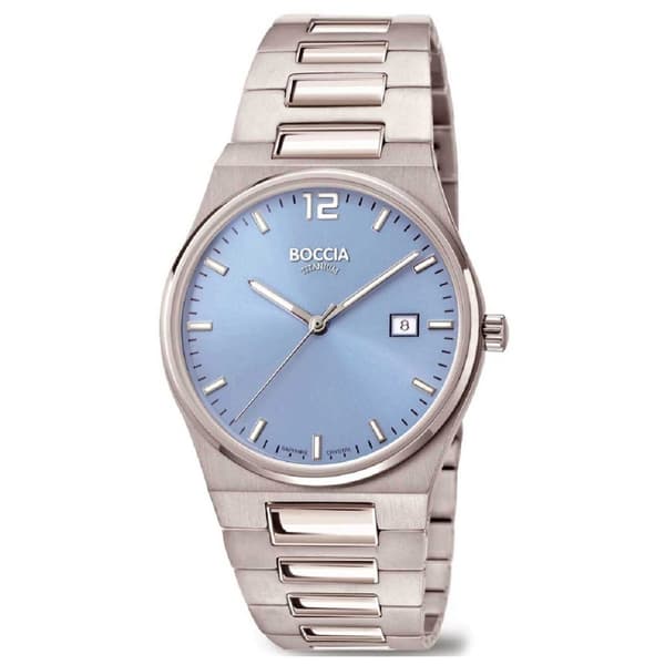 Mens Watch Boccia 3661-01, Quartz, 39mm, 5ATM