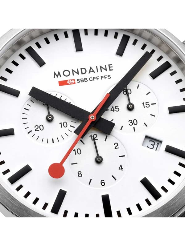 Mens Watch Mondaine MSD.41411.LBV, Quartz, 41mm, 5ATM