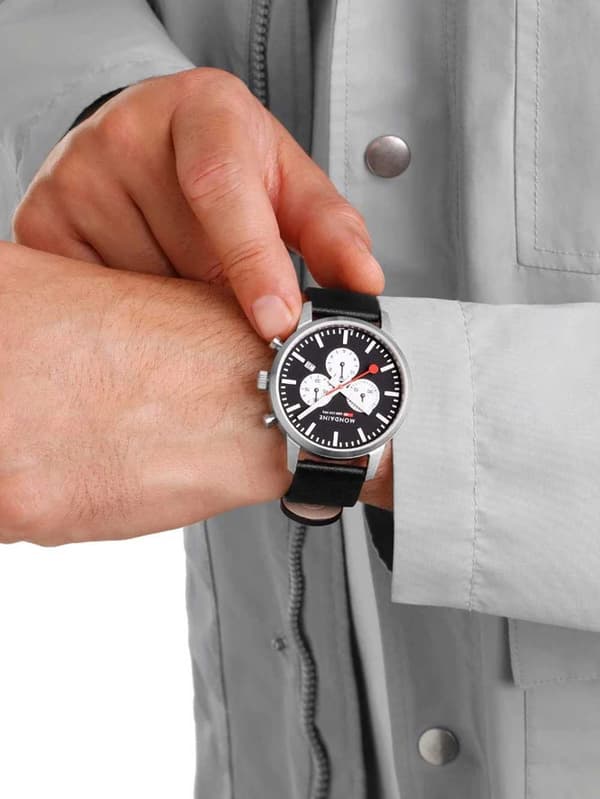 Mens Watch Mondaine MSD.41420.LBV, Quartz, 41mm, 5ATM