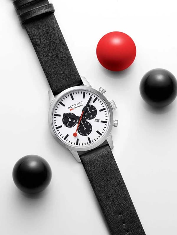 Mens Watch Mondaine MSD.41410.LBV, Quartz, 41mm, 5ATM