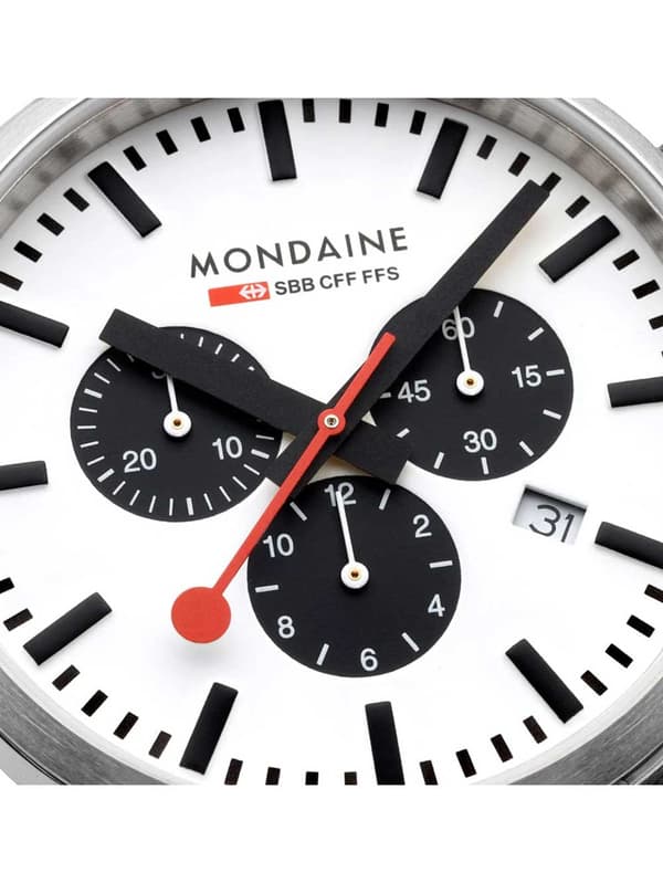 Mens Watch Mondaine MSD.41410.LBV, Quartz, 41mm, 5ATM