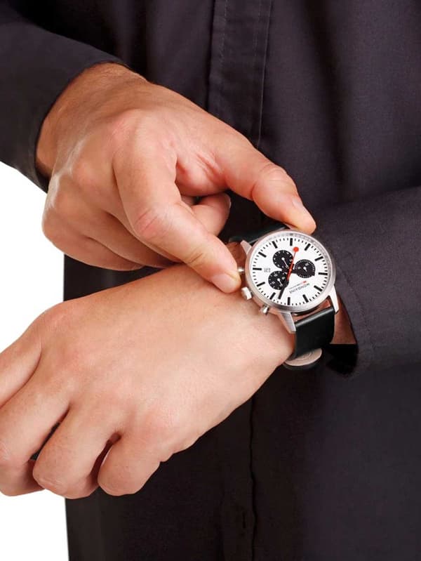 Mens Watch Mondaine MSD.41410.LBV, Quartz, 41mm, 5ATM
