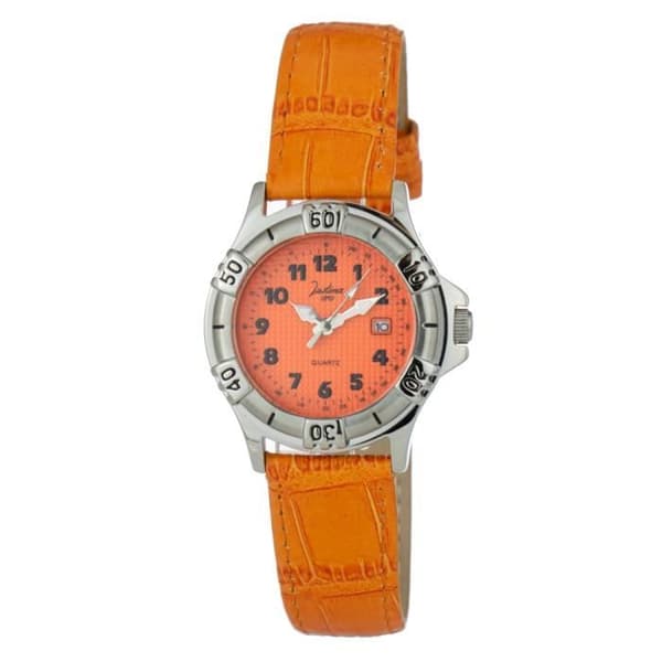 Justina Damklocka 32551 Orange - Kvarts - Analog - Vuxen - JUSTINA