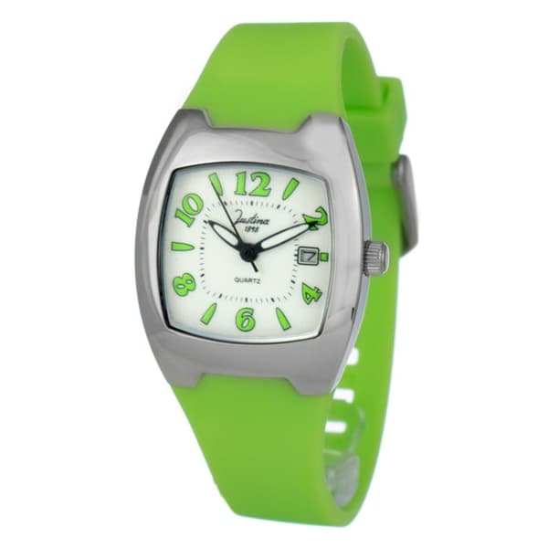 Damklocka Justina 21742V Silver - Kvarts - Analog - Vuxen - Silver - Dam - Justina