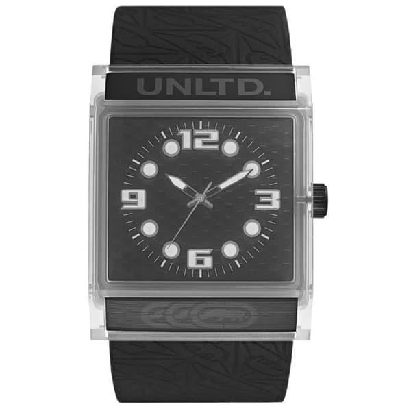 Ecko Unltd Stainless Steel Bling Herrklocka - THE ZERO svart