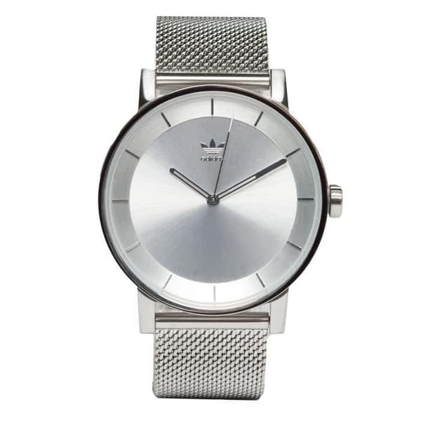 Klocka - adidas - District M1 - One size - Silverfärg - Herrtillbehör