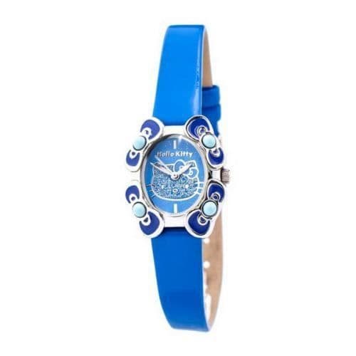 Hello Kitty barnklocka HK7129L-03 - Hello Kitty - Unisex - Kvarts - Läderrem
