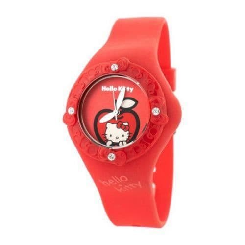 Barnklocka - Hello Kitty - HK7158LS-18 - Kvarts - Röd - Resin
