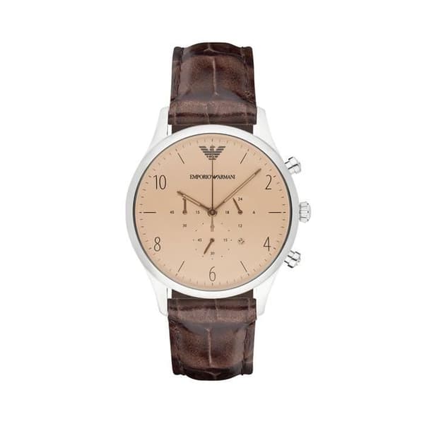 Emporio Armani AR1878 Kronograf för män i rostfritt stål kvartsklocka