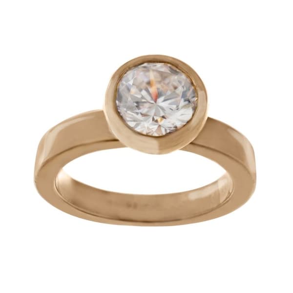 Ring dam - Folli Follie - 3R9S133YC-56 - Rostfritt stål - Silverfärgad - Glittrande kristaller