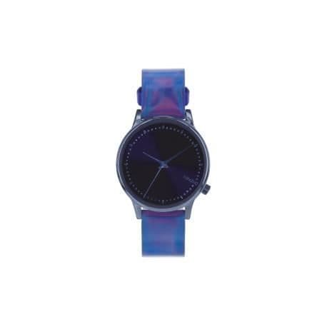 "Klocka - Komono - Estelle Iridescent Cobalt - Blå - Vuxen - Elegant och modern"