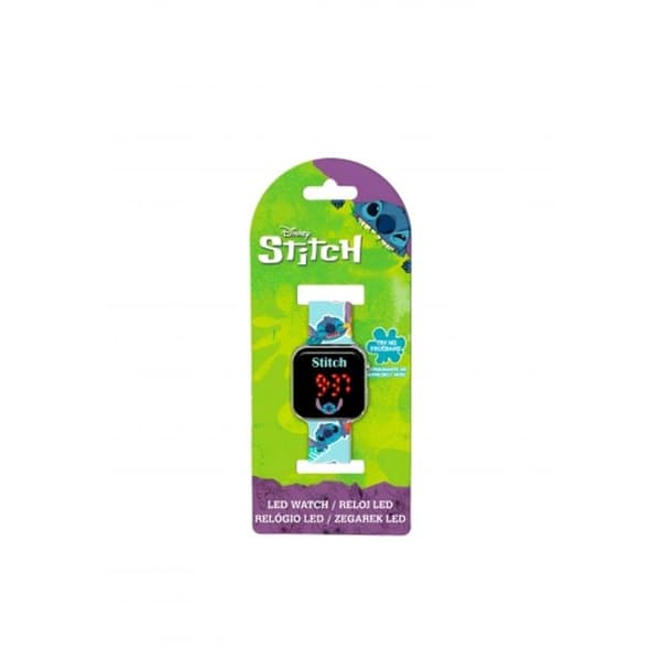 LED-klocka - Disney - Lilo and Stitch - Unisex - Blå - Trendig