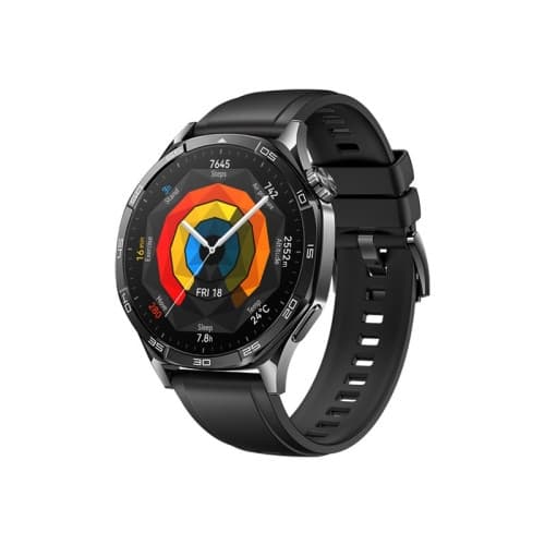 Huawei Watch GT 5 - rostfritt stål - smart klocka med rem - svart