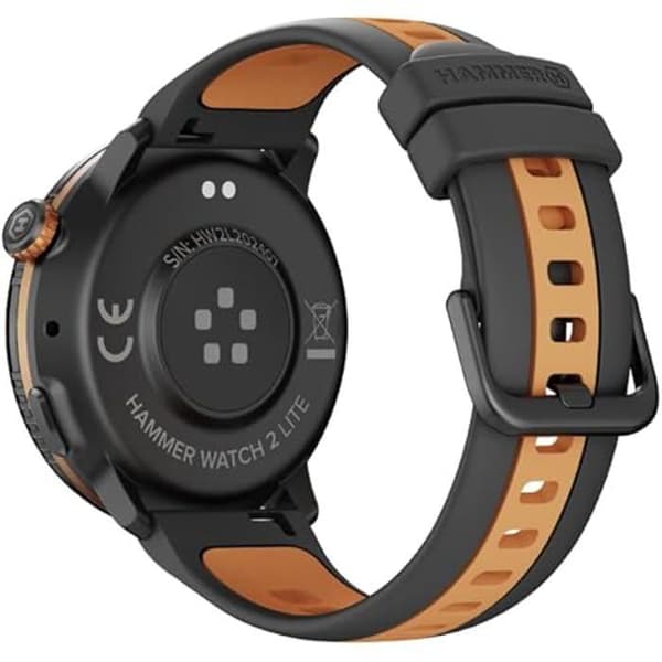 Hammer Smartwatch 2 Lite, 1,43-tums AMOLED-skärm, Always-on-Display-funktion, 370 mAh batteri i upp till 15 dagar