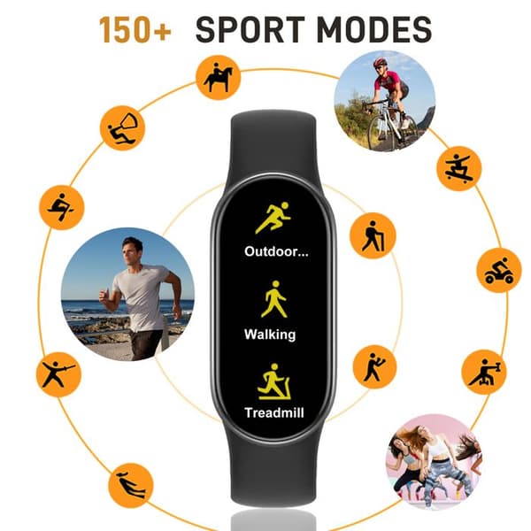 Xiaomi Smart Band 9 (2024) Svart Smartklocka