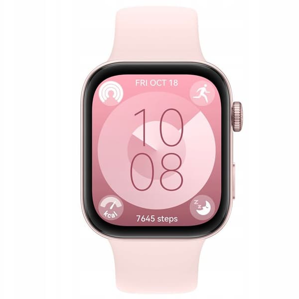 Smartklocka - Huawei - Watch Fit 3 - Rosa - Bluetooth - GPS - Pulsmätare