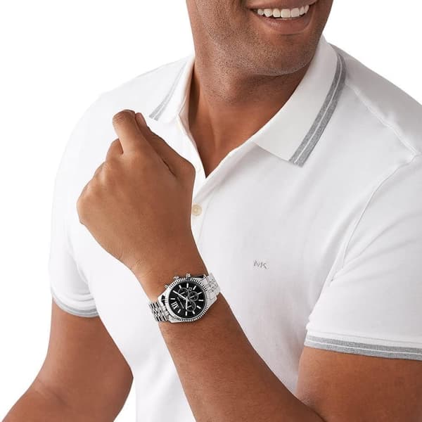 Michael Kors MK8602 Lexington Chronograph Black Dial herrklocka