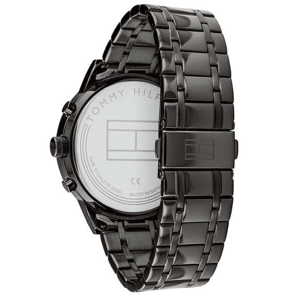 Tommy Hilfiger 1791633 Chronograph musta/sininen miesten kello fi