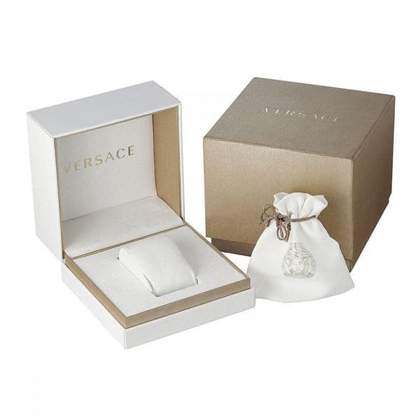 Versace VDB040014 V-Ray Analog Display Quartz Sort Herreur