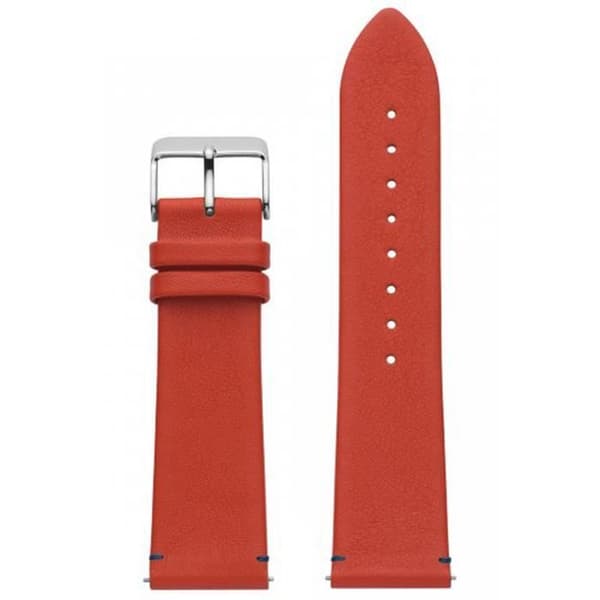 Klockarmband - WATX&amp;COLORS - TERRESTRE WXCO1712 - Röd - Läder - Rostfritt stål