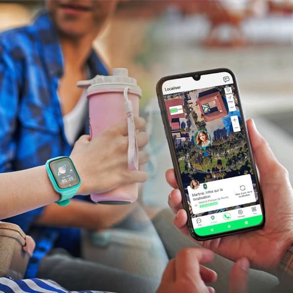SPC Smartee 4G Kids - Smartwatch för barn med GPS, samtal och videosamtal, familjechatt, skolläge