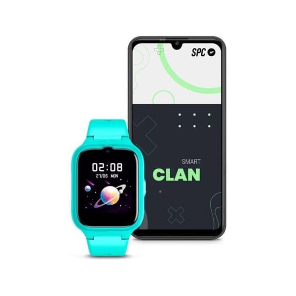 SPC Smartee 4G Kids - Smartwatch för barn med GPS, samtal och videosamtal, familjechatt, skolläge