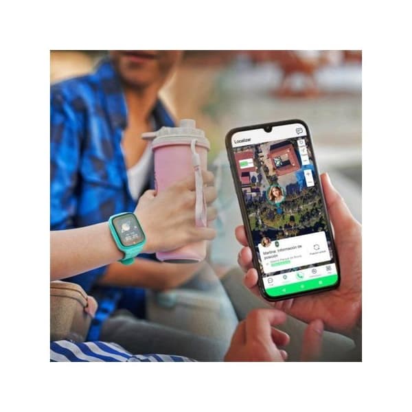 SPC Smartee 4G Kids - Smartwatch för barn med GPS, samtal och videosamtal, familjechatt, skolläge