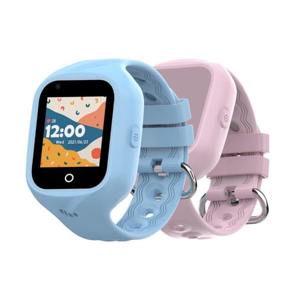 Celly Kidswatch 4G Reloj Smartwatch Para Niños 2 Correas Rosa och Azul