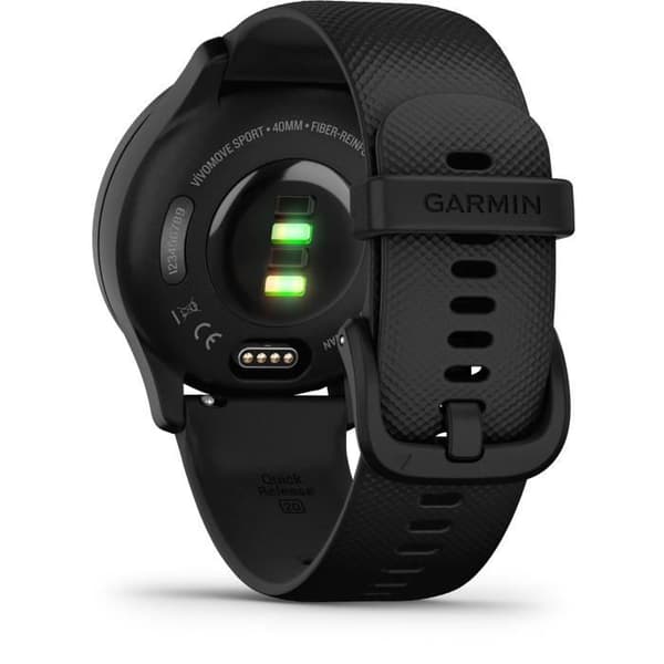 GARMIN Vivomove Sport Hands Touchscreen Smart Sports Watch - Skiffersvart