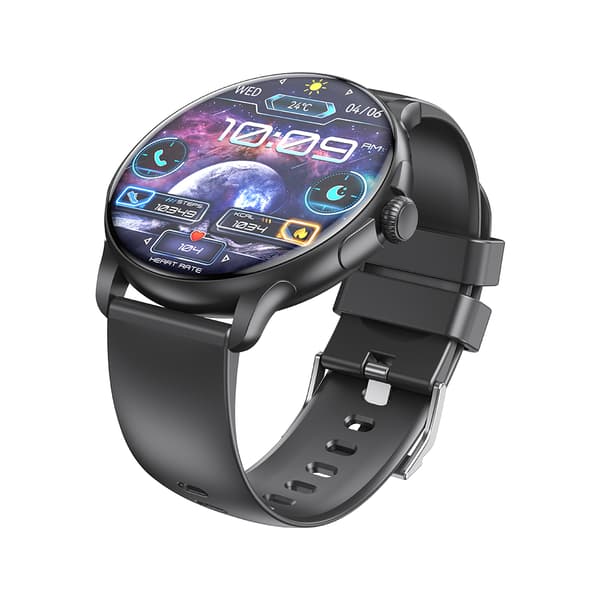 XO J11 smartwatch med 2,06" AMOLED-skærm og IP68-klassificering - Svart