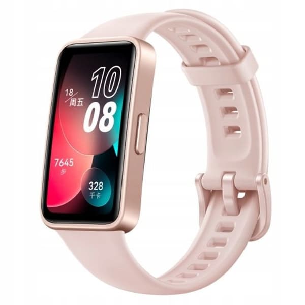 Smartwatch - Huawei - Band 8 - Rosa - AMOLED-skärm - Batteritid 14 dagar