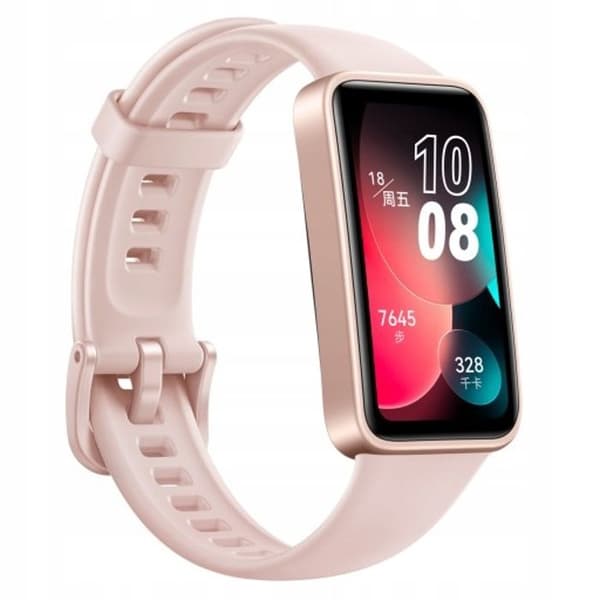 Smartwatch - Huawei - Band 8 - Rosa - AMOLED-skärm - Batteritid 14 dagar