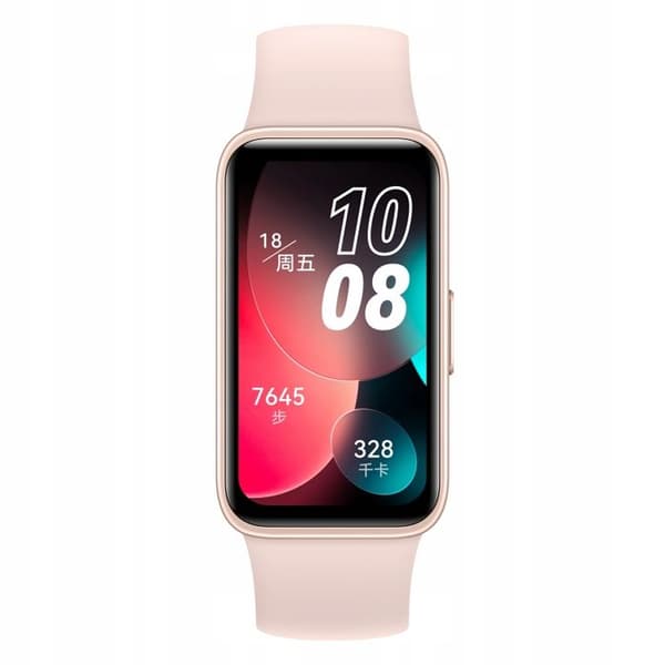 Smartwatch - Huawei - Band 8 - Rosa - AMOLED-skärm - Batteritid 14 dagar