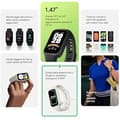 Miniatyrbild 2 av 3: Anslutet armband - Xiaomi - Smart Band 9 Active - AMOLED-skärm - Aktivitetsspårning - 5 ATM vattentät