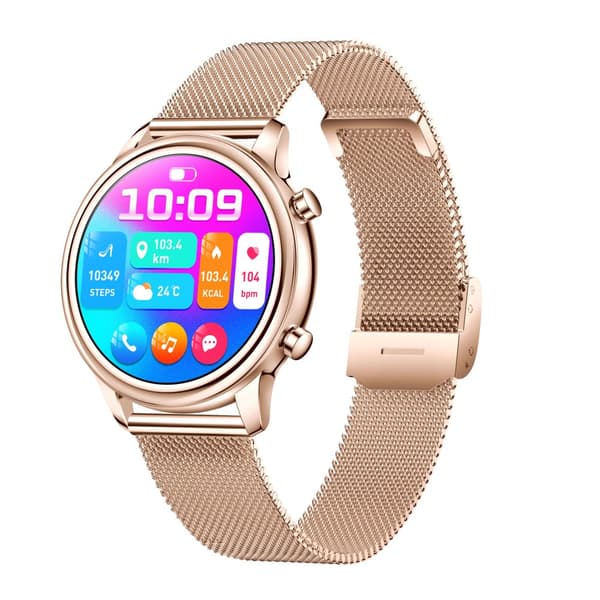 INF Smartwatch kuntoilun seurannalla ja edistyneellä terveyden seurannalla Ruusukulta