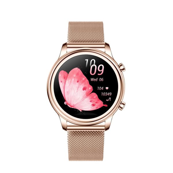INF Smartwatch kuntoilun seurannalla ja edistyneellä terveyden seurannalla Ruusukulta