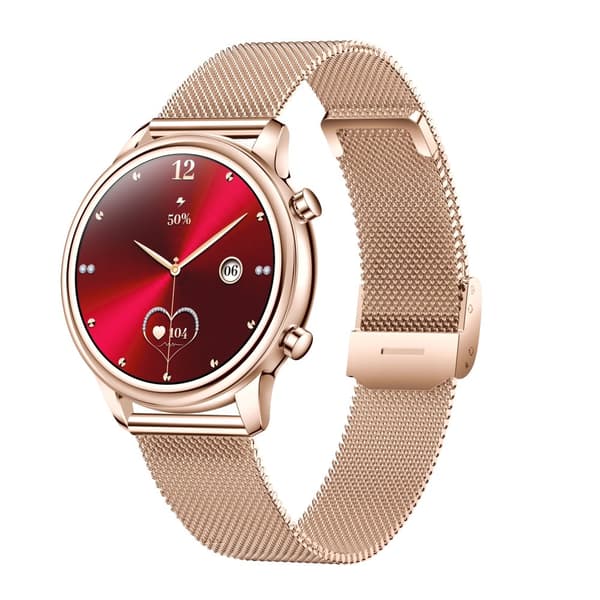 INF Smartwatch kuntoilun seurannalla ja edistyneellä terveyden seurannalla Ruusukulta