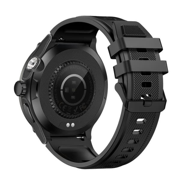 INF Smartwatch med Fitnesstracker, Pulsmätare och Sömnmonitor Svart